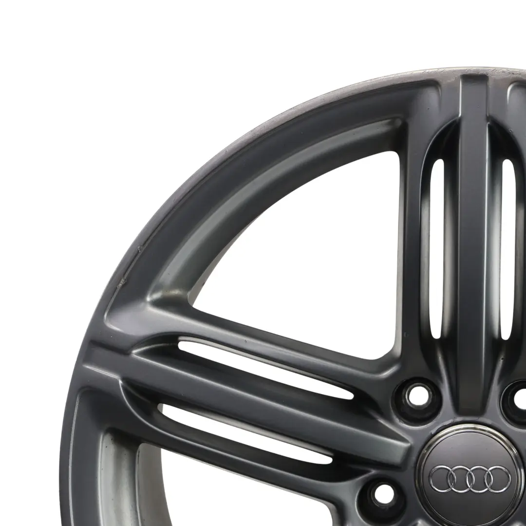 Anthracite Wheel Alloy Rim 21" 10J ET:44 Star Spoke to Audi Q7 4L with Part number 4L0601025BK Audi Q7 4L Anthracite Wheel Alloy Rim 21" 10J ET:44 Star Spoke - SKU 4L0601025BK-4 - Part number 4L0601025BK