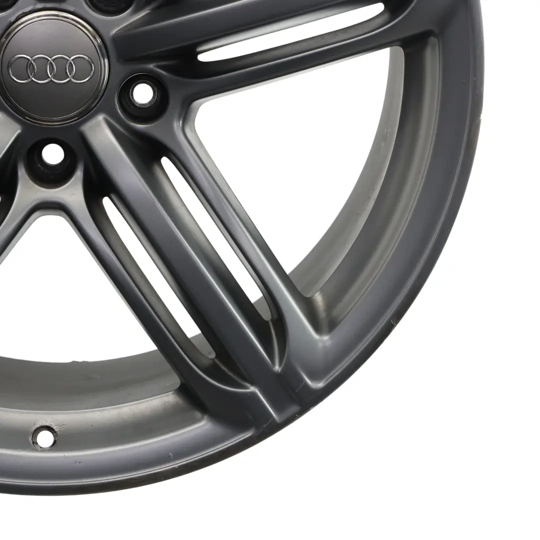Anthracite Wheel Alloy Rim 21" 10J ET:44 Star Spoke to Audi Q7 4L with Part number 4L0601025BK Audi Q7 4L Anthracite Wheel Alloy Rim 21" 10J ET:44 Star Spoke - SKU 4L0601025BK-4 - Part number 4L0601025BK