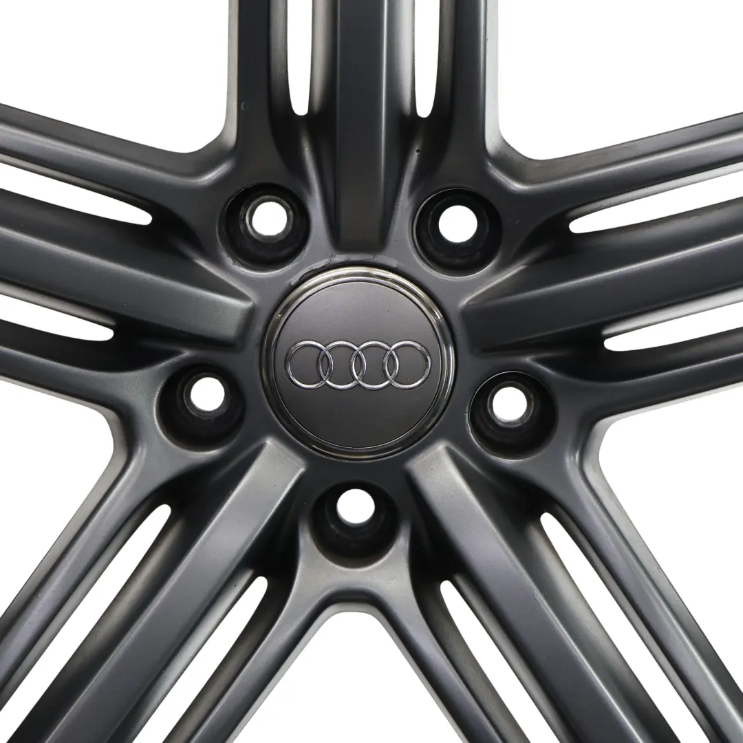 Audi Q7 4L Anthracite Wheel Alloy Rim 21" 10J ET:44 Star Spoke - SKU 4L0601025BK-4 - Part number 4L0601025BK