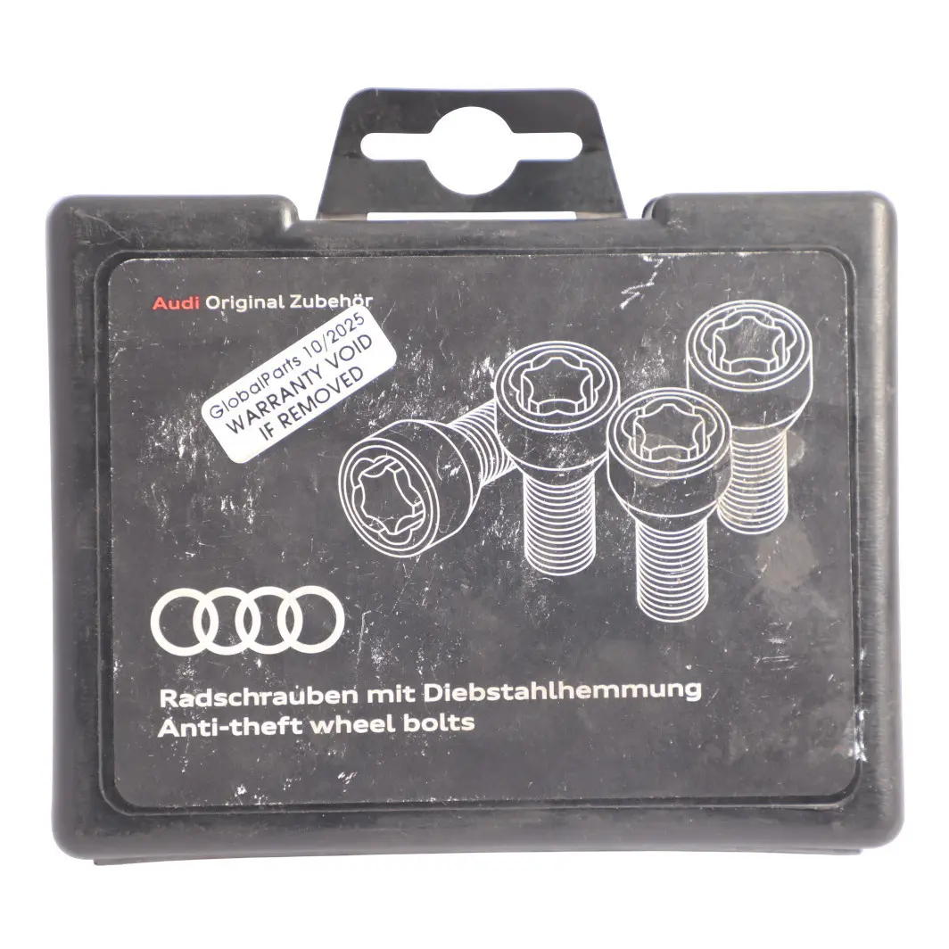 Audi Q7 4L Wheel Screw Nut Bolts Anti Thief Set Kit - SKU 4L0698139B - Part number 4L0698139B