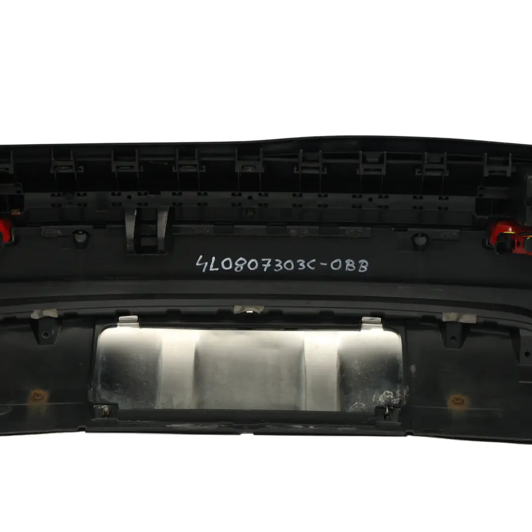 Bumper Trim Panel Covering Orca Black Metallic - C9X to Audi Q7 4L Rear with Part number 4L0807303C Audi Q7 4L Rear Bumper Trim Panel Covering Orca Black Metallic - C9X - SKU 4L0807303C-ORB - Part number 4L0807303C