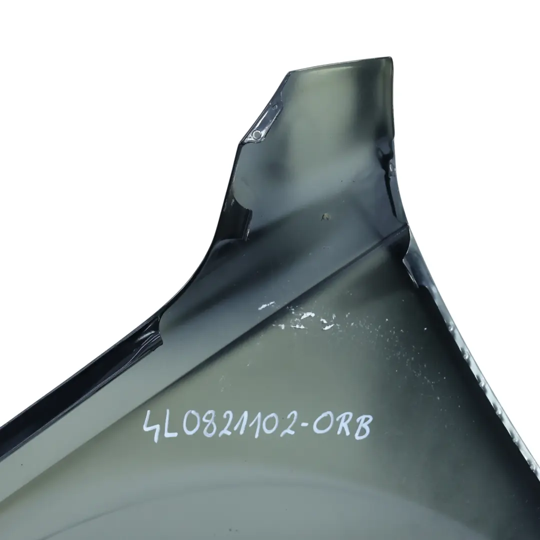 Side Panel Front Right O/S Wing Fender Orca Black Metallic - C9X to Audi Q7 4L with Part number 4L0821102 Audi Q7 4L Side Panel Front Right O/S Wing Fender Orca Black Metallic - C9X - SKU 4L0821102-ORB - Part number 4L0821102