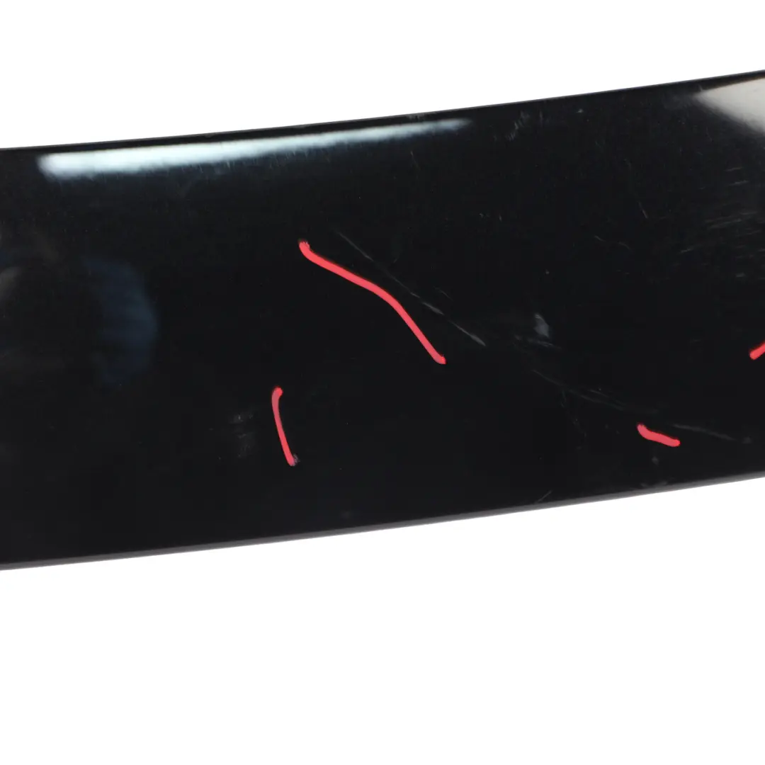 Audi Q7 4L Rear Spoiler Boot Lid Tailgate Trim Orca Black Metallic - C9X - SKU 4L0827933-ORB - Part number 4L0827933