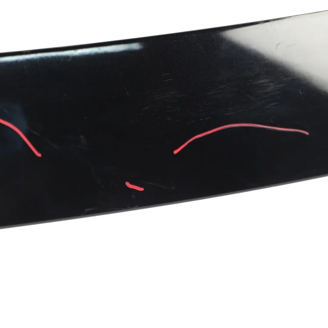 Audi Q7 4L Rear Spoiler Boot Lid Tailgate Trim Orca Black Metallic - C9X - SKU 4L0827933-ORB - Part number 4L0827933