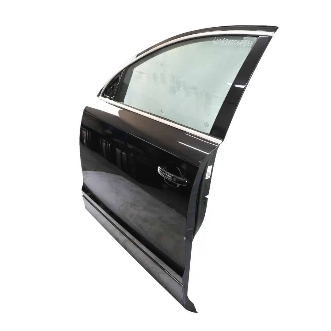 Audi Q7 4L Door Front Left N/S Covering Panel Orca Black Metallic - C9X - SKU 4L0831051A-ORB - Part number 4L0831051A