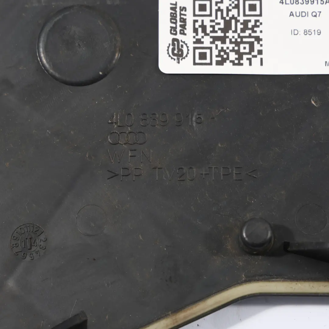 Audi Q7 4L Panel De La Puerta Trasera Cubierta Trim Izquierda - SKU 4L0839915A - Número de pieza 4L0839915A