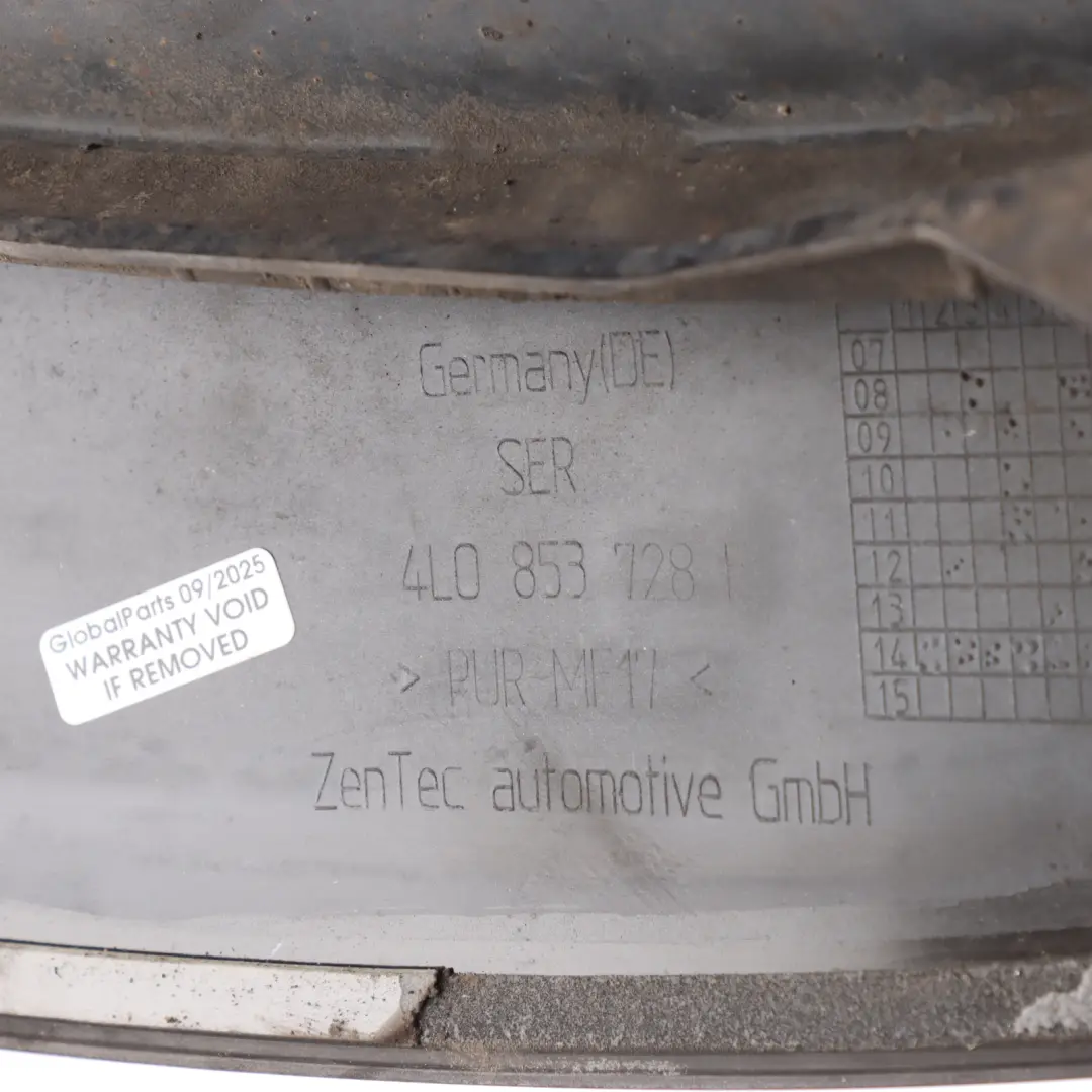 Arch Trim Liner Strip Rear Right O/S Orca Black-C9X to Audi Q7 4L Wheel with Part number 4L0853728F Audi Q7 4L Wheel Arch Trim Liner Strip Rear Right O/S Orca Black-C9X - SKU 4L0853728F-ORB - Part number 4L0853728F