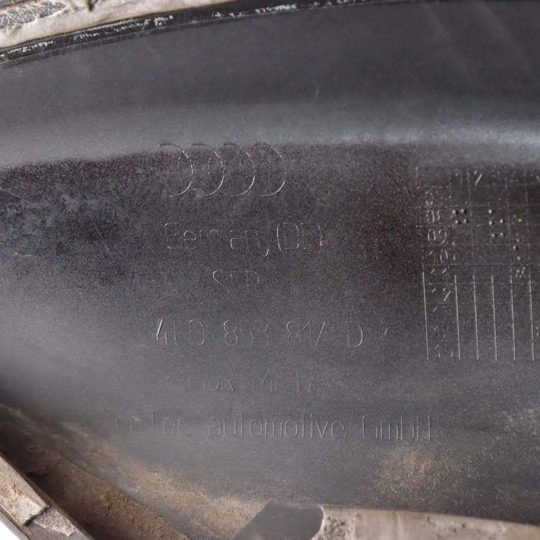 Arch Trim Liner Extension Strip Rear Left N/S to Audi Q7 4L Wheel with Part number 4L0853817D Audi Q7 4L Wheel Arch Trim Liner Extension Strip Rear Left N/S - SKU 4L0853817D - Part number 4L0853817D