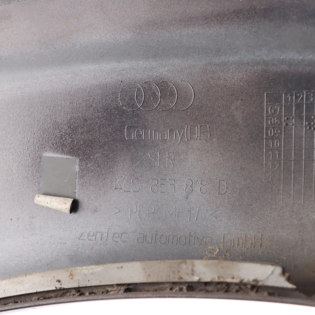 Arch Trim Liner Extension Strip Rear Right O/S to Audi Q7 4L Wheel with Part number 4L0853818D Audi Q7 4L Wheel Arch Trim Liner Extension Strip Rear Right O/S - SKU 4L0853818D - Part number 4L0853818D