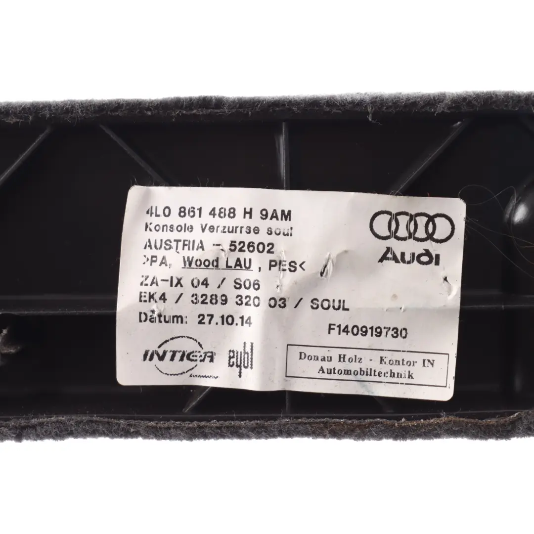 Audi Q7 4L Osłona Listwa Bagażnika Czarna Prawy Tył - SKU 4L0861488H - Numer Części 4L0861488H