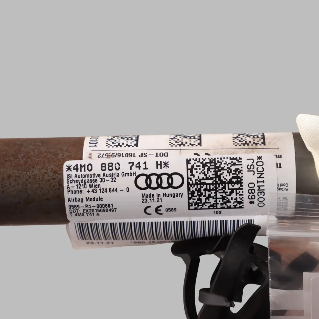 Audi Q7 4M Roof Curtain Headliner Air Module Left N/S Side - SKU 4M0880741H - Part number 4M0880741H