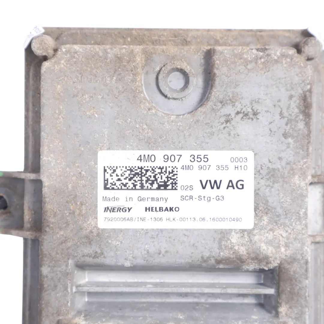 4M A5 F5 Adblue Control Module Unit to Audi A4 B9 Q7 with Part number 4M0907355 Audi A4 B9 Q7 4M A5 F5 Adblue Control Module Unit - SKU 4M0907355 - Part number 4M0907355