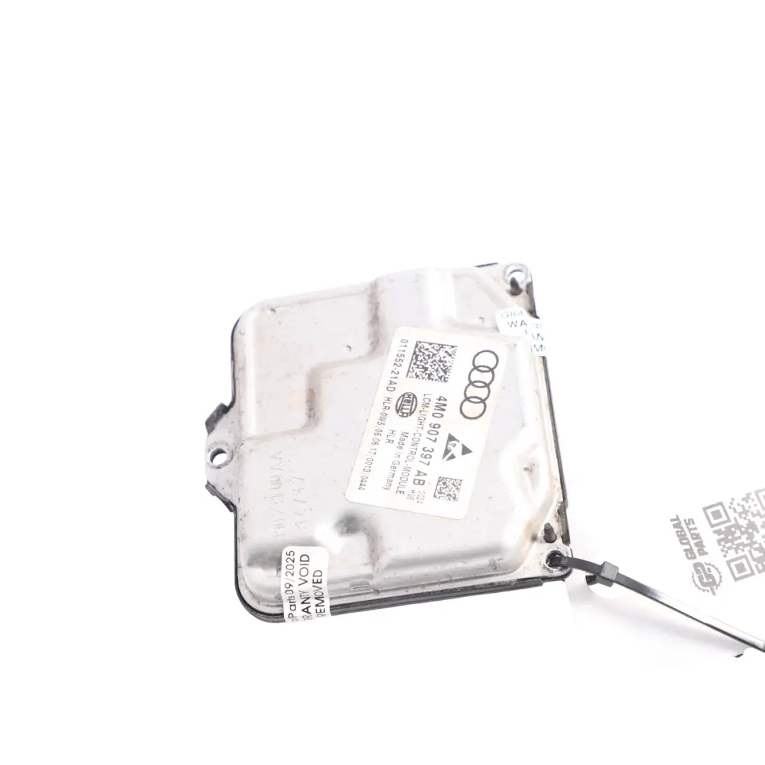 4M Matrix Módulo De Control De Faros Izquierda Derecha para Audi A4 B9 Q7 con número de pieza 4M0907397AB Audi A4 B9 Q7 4M Matrix Módulo De Control De Faros Izquierda Derecha - SKU 4M0907397AB - Número de pieza 4M0907397AB