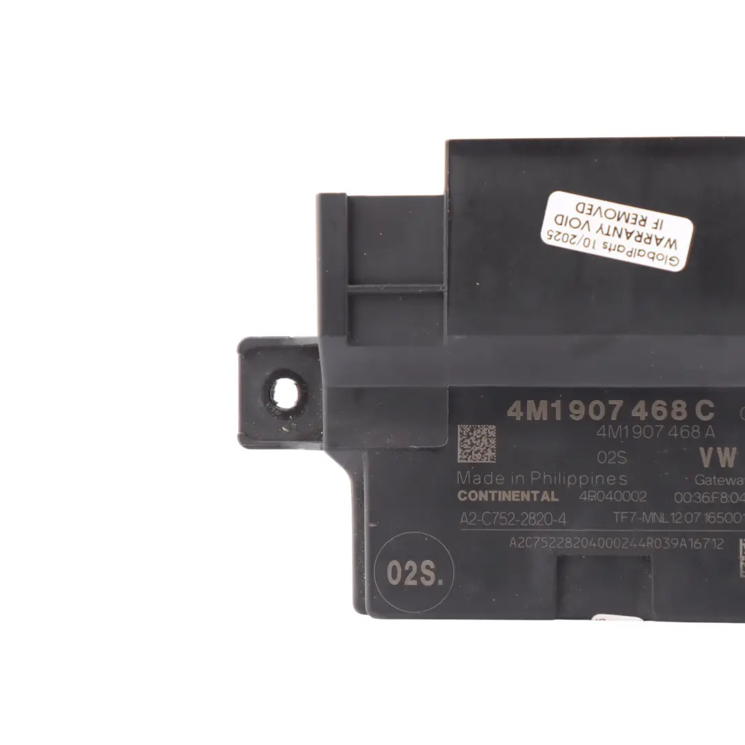 4M Gateway Control Module Unit ECU to Audi A4 B9 A5 F5 Q7 with Part number 4M1907468C Audi A4 B9 A5 F5 Q7 4M Gateway Control Module Unit ECU - SKU 4M1907468C - Part number 4M1907468C