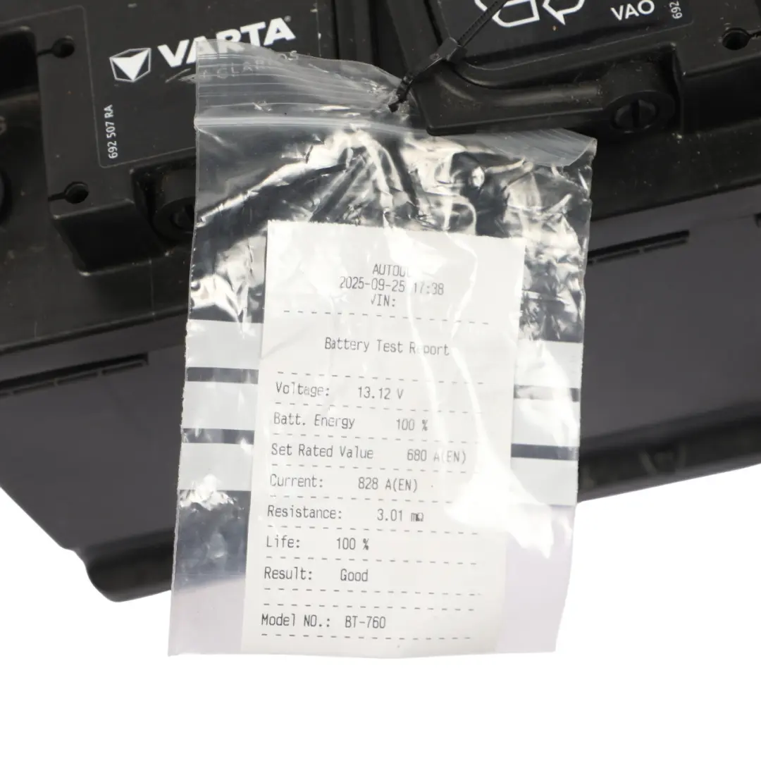 Audi Volkswagen Varta Car Battery Accumulator AGM 12V 68Ah 680A - SKU 4P0915089C - Part number 4P0915089C