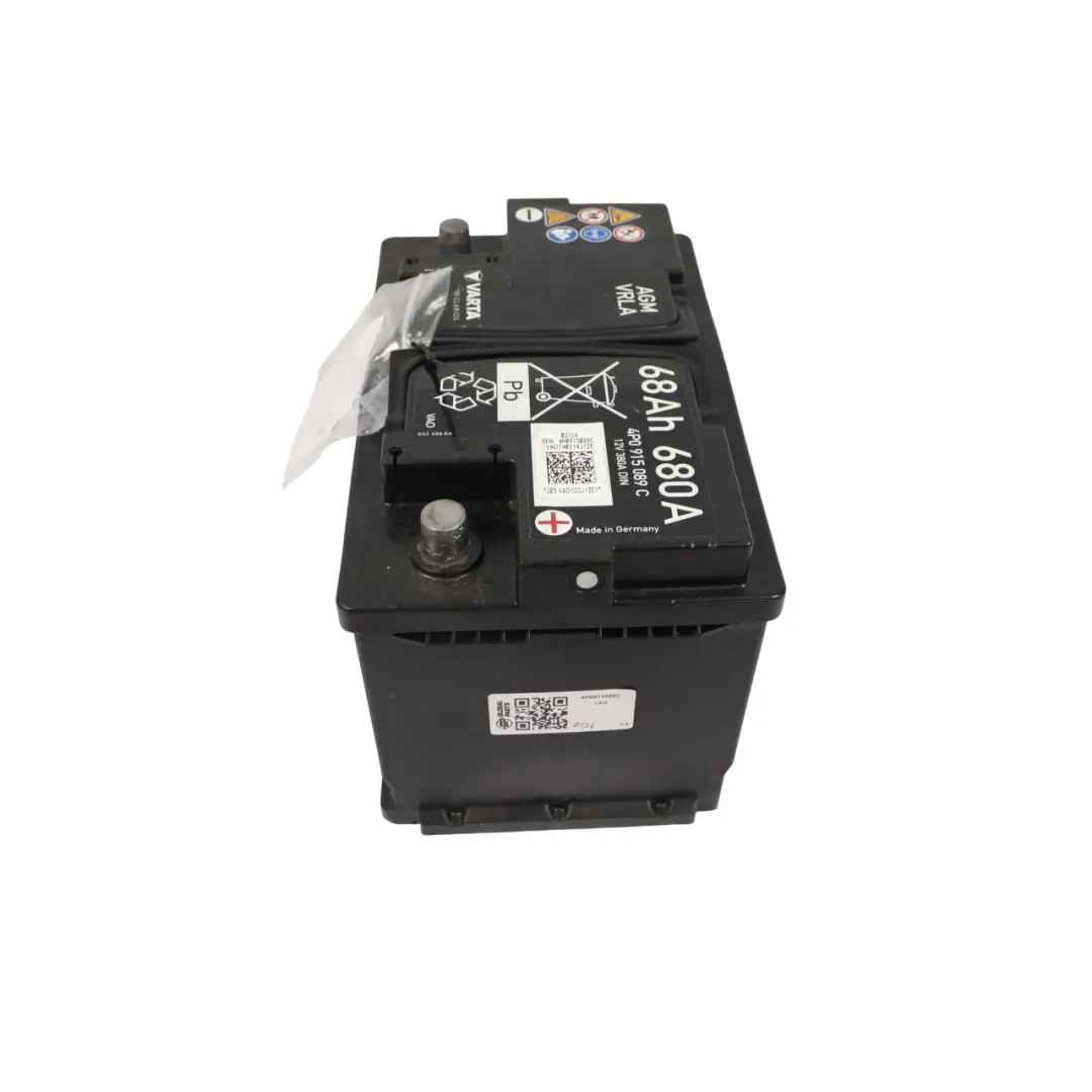Varta Car Battery Accumulator AGM 12V 68Ah 680A to Audi Volkswagen with Part number 4P0915089C Audi Volkswagen Varta Car Battery Accumulator AGM 12V 68Ah 680A - SKU 4P0915089C - Part number 4P0915089C