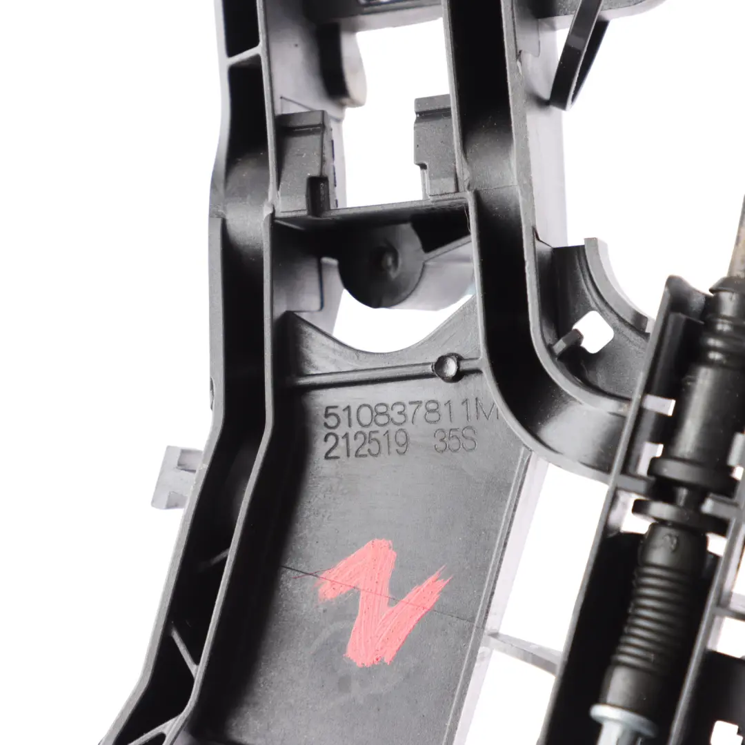 Tür Außengriff Träger Hinten Links für Volkswagen Golf Sportsvan mit Teilenummer 510837811M Volkswagen Golf Sportsvan Tür Außengriff Träger Hinten Links - SKU 510837811M - Teilenummer 510837811M