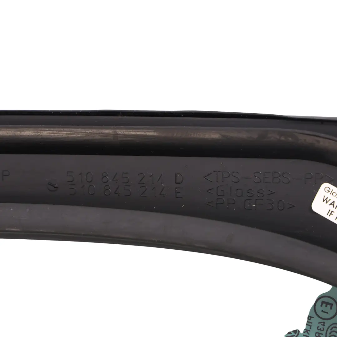 Ventana Cristal Puerta Trasera Derecha Lado Cuarto AS2 para VW Golf SV con número de pieza 510845214E VW Golf SV Ventana Cristal Puerta Trasera Derecha Lado Cuarto AS2 - SKU 510845214E - Número de pieza 510845214E