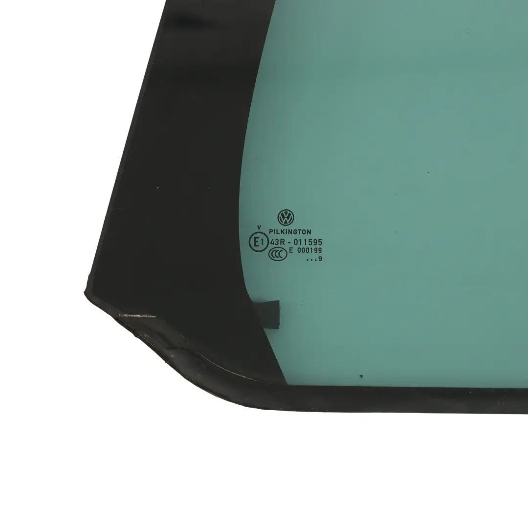 Ventana Cristal Puerta Trasera Derecha Lado Cuarto AS2 para VW Golf SV con número de pieza 510845214E VW Golf SV Ventana Cristal Puerta Trasera Derecha Lado Cuarto AS2 - SKU 510845214E - Número de pieza 510845214E