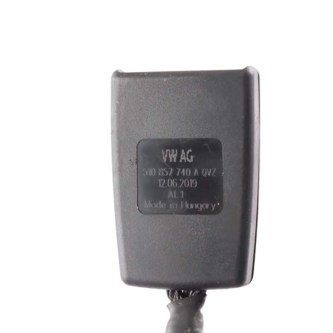 Bench Middle Seat Belt Buckle Catch Latch to VW Volkswagen Golf SV Rear with Part number 510857740A VW Volkswagen Golf SV Rear Bench Middle Seat Belt Buckle Catch Latch - SKU 510857740A - Part number 510857740A