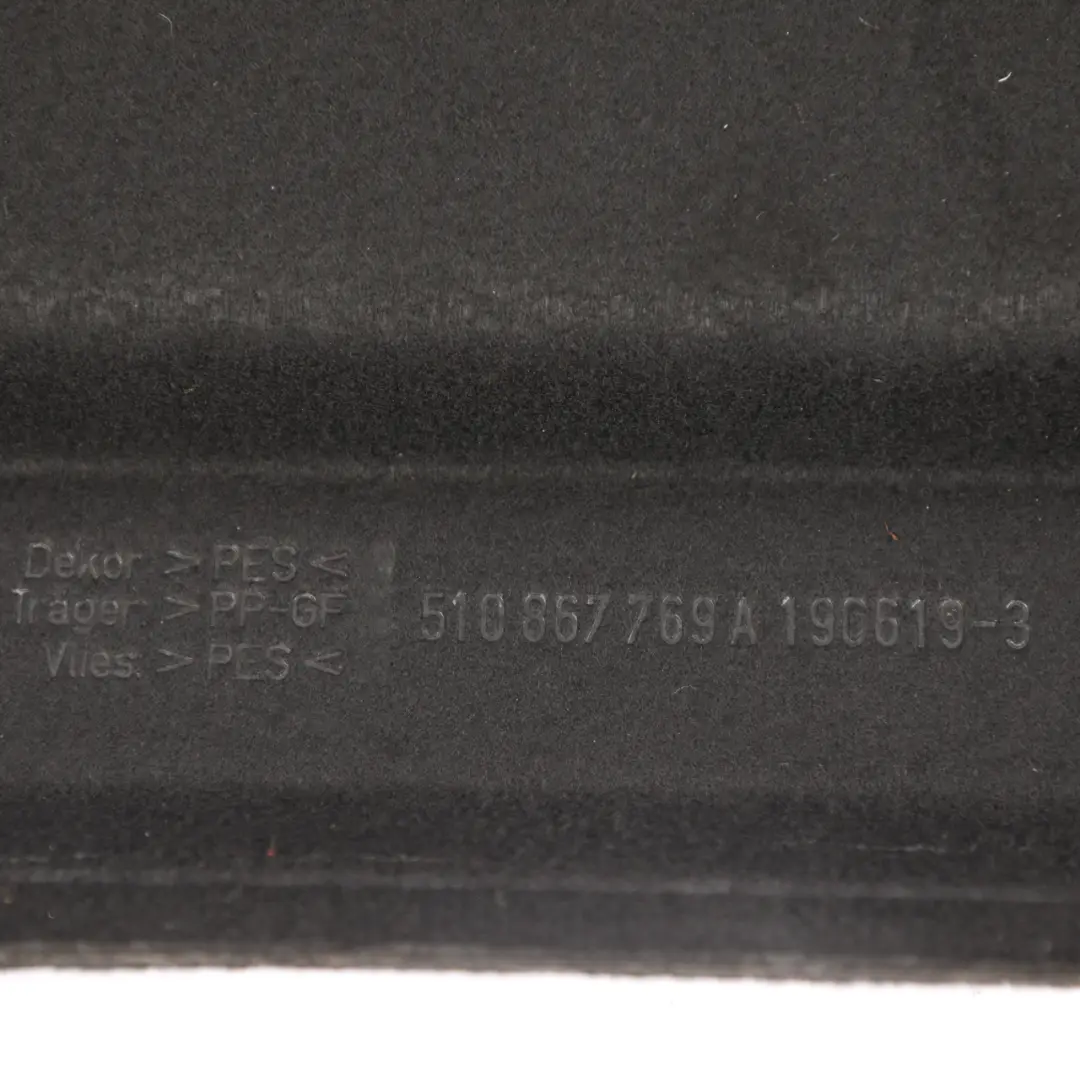 VW Golf Sportsvan Boot Trunk Parcel Shelf Load Cover Floor Lining - SKU 510867769A-1 - Part number 510867769A