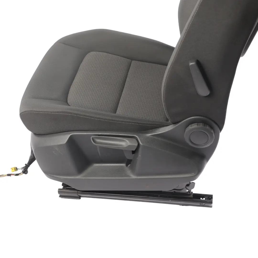 Front Seat Heated Fabric Titan Black Left N/S to Volkswagen Golf Sportsvan with Part number 510881805CR Volkswagen Golf Sportsvan Front Seat Heated Fabric Titan Black Left N/S - SKU 510881805CR - Part number 510881805CR