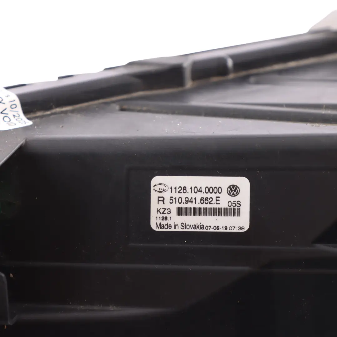 VW Volkswagen Golf Sportsvan Fog Lamp Light Front Right O/S - SKU 510941662E - Part number 510941662E