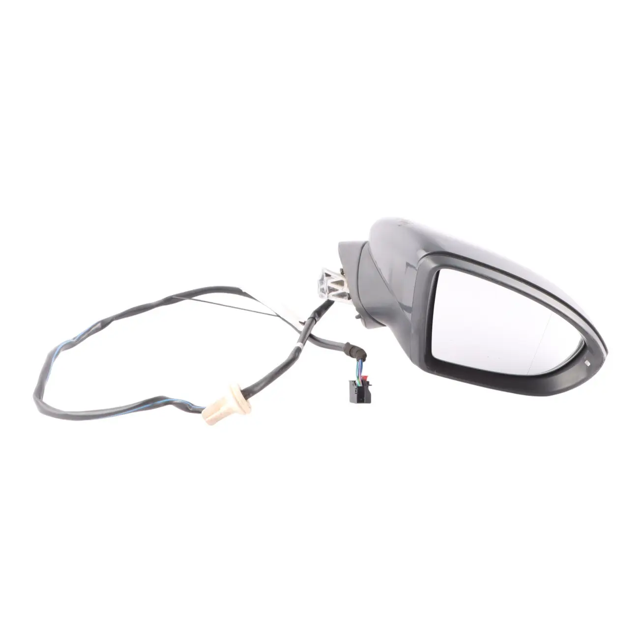 VW Golf Sportsvan Wing Mirror Electric Right O/S Door Black 518857508H