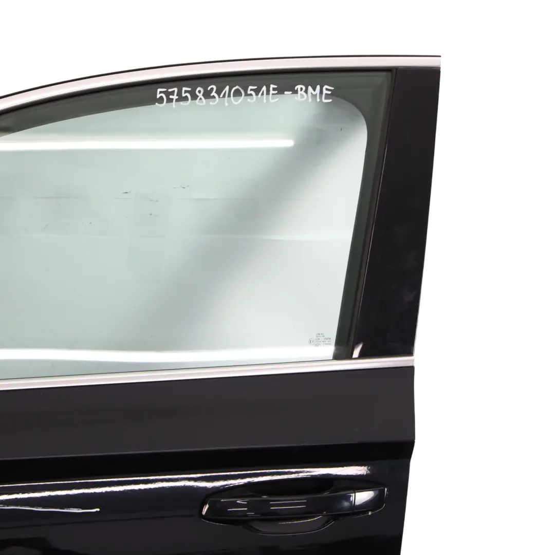 Seat Ateca Door Front Left N/S Covering Panel Crystal Black Metallic - F9X - SKU 575831051E-BME - Part number 575831051E