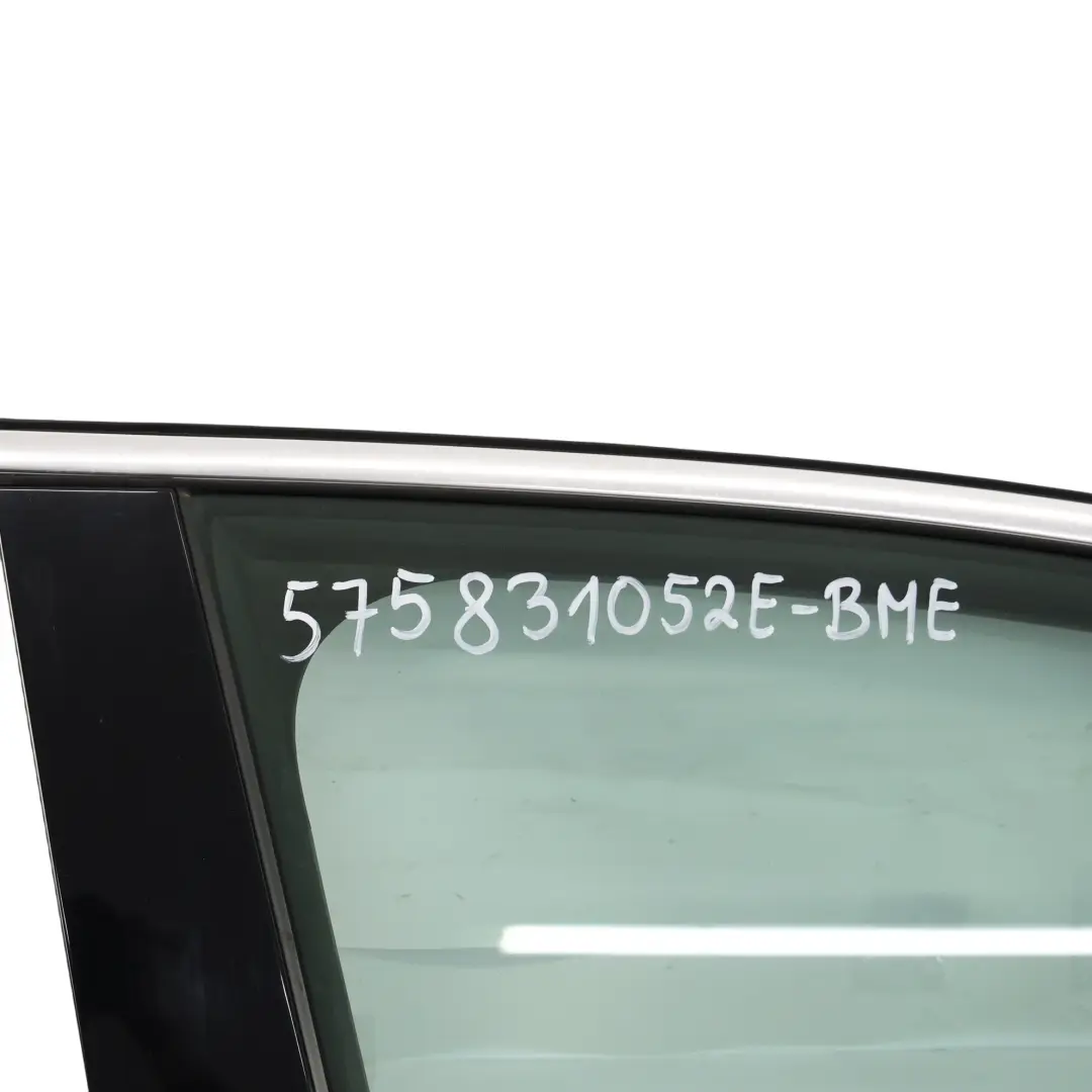 Seat Ateca Door Front Right O/S Covering Panel Crystal Black Metallic - F9X - SKU 575831052E-BME - Part number 575831052E