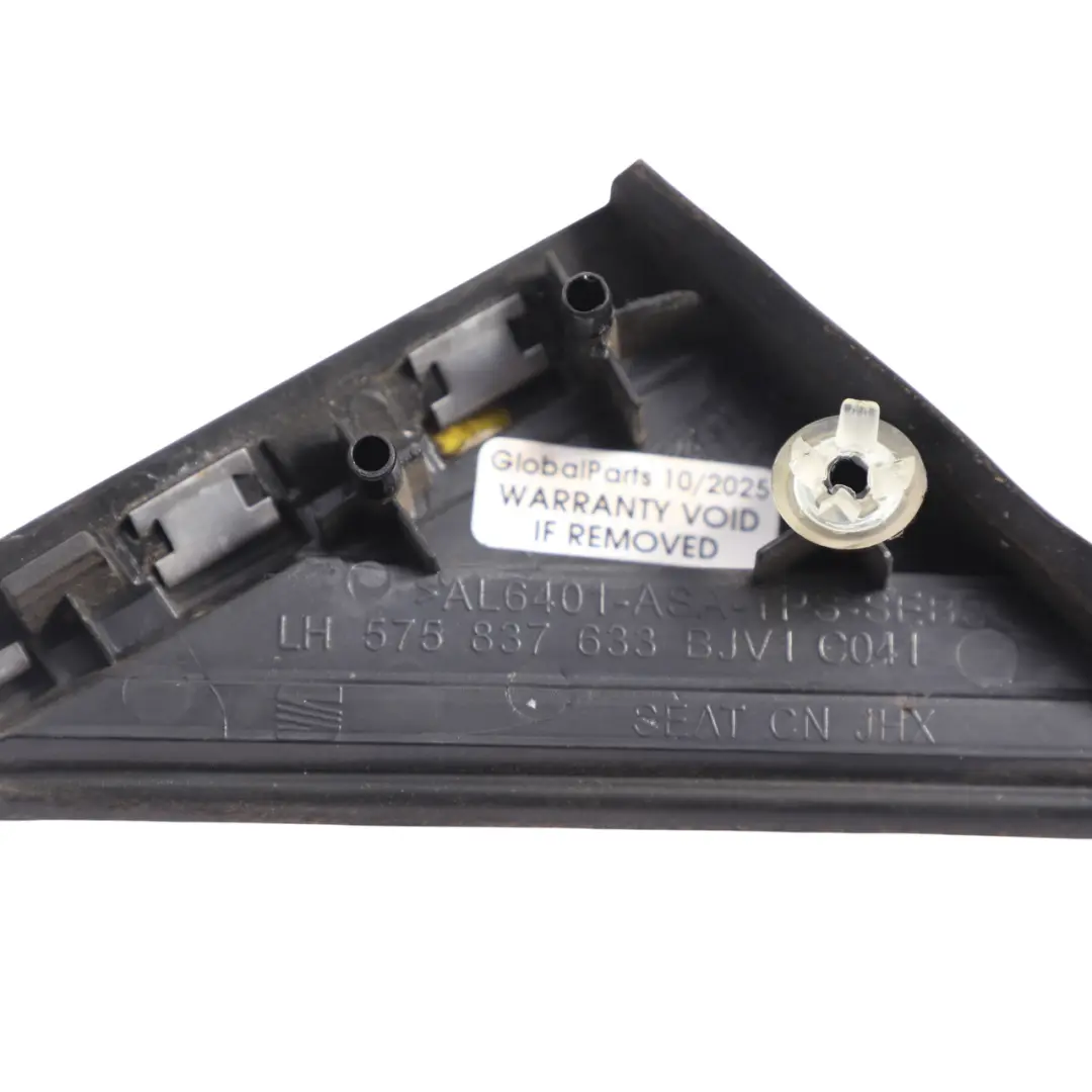 Seat Ateca Triangle Mirror Trim Front Door Left N/S Chrome Cover - SKU 575837633B - Part number 575837633B