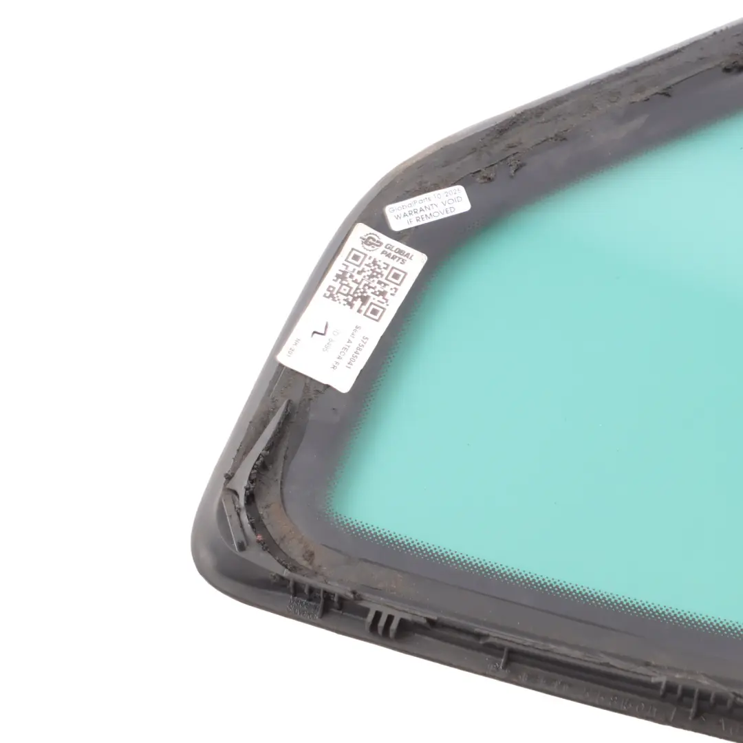 Seat Ateca FR Quarter Side Window Glass Rear Left N/S - SKU 575845041 - Part number 575845041