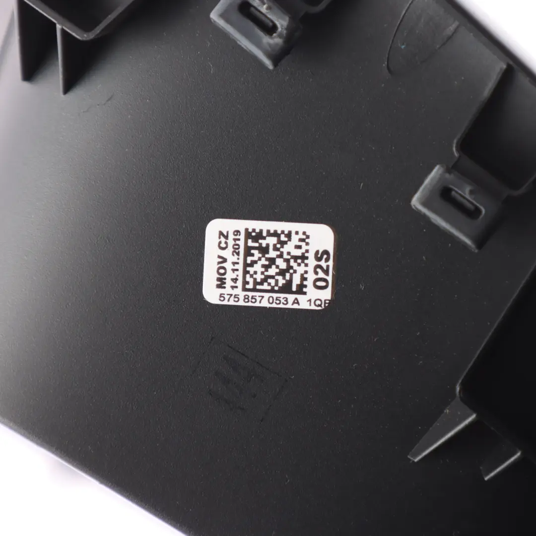 Seat Ateca Speedometer Surround Cover Trim Panel Cowling Black - SKU 575857053 - Part number 575857053