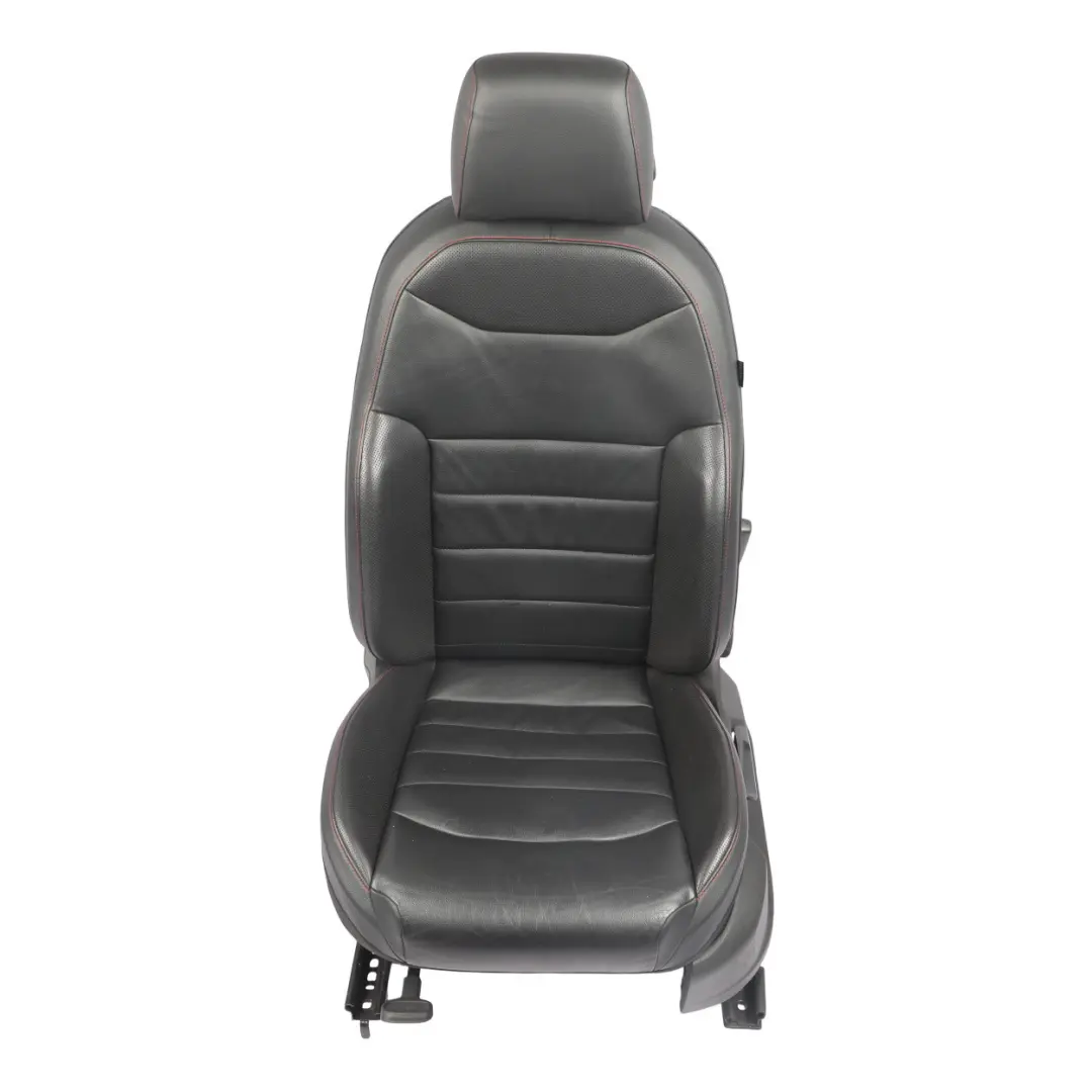 Seat Ateca I FR Front Seat Heated Leather Anthracite Black Red Left N/S - SKU 575881805EN - Part number 575881805EN