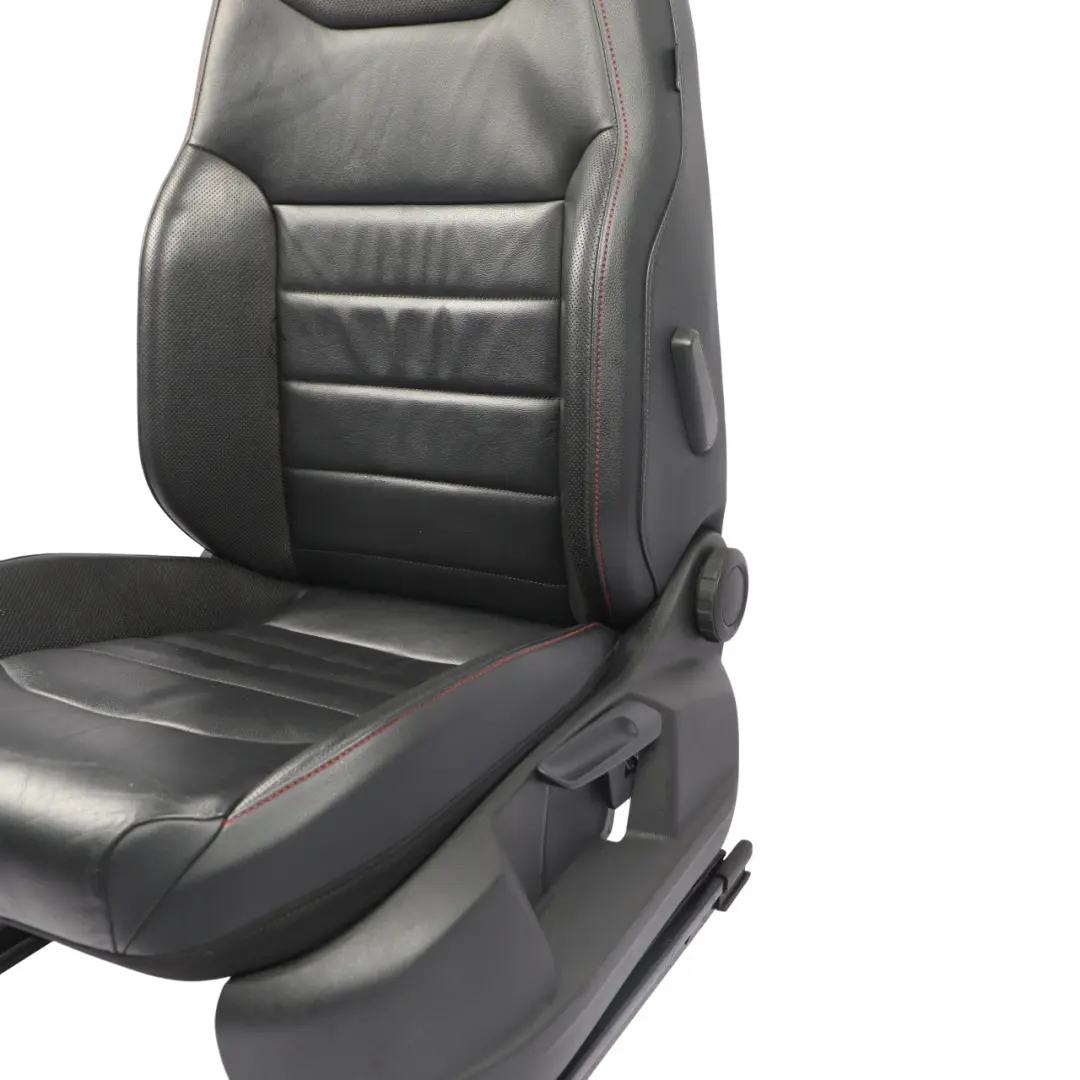 Seat Ateca I FR Front Seat Heated Leather Anthracite Black Red Left N/S - SKU 575881805EN - Part number 575881805EN