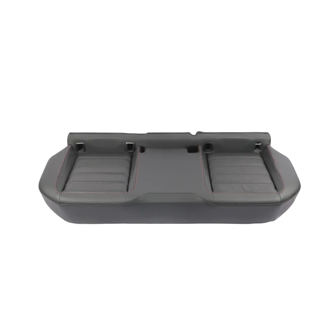 Seat Ateca Mk1 FR Rear Bench Sofa Lower Seat Leather Black Anthracite Red Thread - SKU 575885405AR - Part number 575885405AR