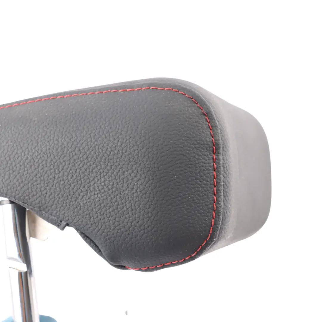 Bench Headrest Centre Head Rest Black Leather Red Seam to Seat Ateca Rear with Part number 575885902B Seat Ateca Rear Bench Headrest Centre Head Rest Black Leather Red Seam - SKU 575885902B - Part number 575885902B