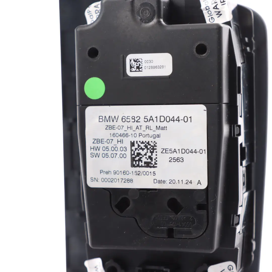 BMW F40 F44 G20 iDrive Controller Touch Switch Control Unit Nav - SKU RHD-5A1D044 - Part number 5A1D044