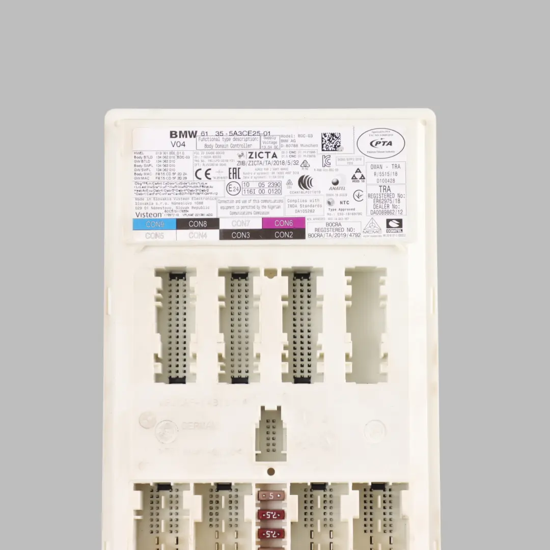 BMW F40 F44 Body Control Module ECU Domain Controller Unit Module - SKU 5A3CE25 - Part number 5A3CE25