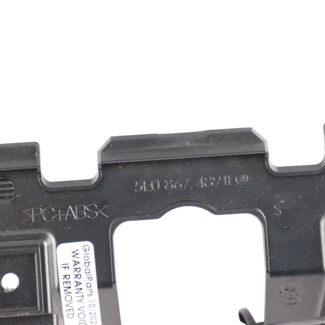 Seat Ateca FR Interior Roof Courtesy Light Surround Cover Frane Black - SKU 5E0867489B - Part number 5E0867489B