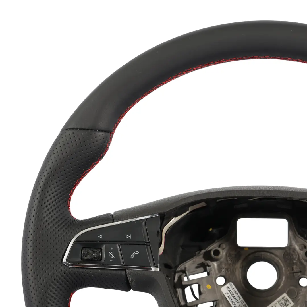 Seat Ibiza Mk4 Leon Mk3 FR Lenkrad NEUE Leder Flache Unterseite - SKU 5F0419091R-1 - Teilenummer 5F0419091R