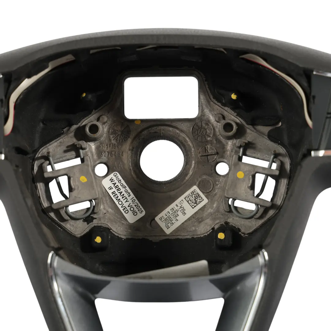 Seat Ibiza Mk4 Leon Mk3 FR Steering Wheel NEW Leather Flat Bottom - SKU 5F0419091R-1 - Part number 5F0419091R
