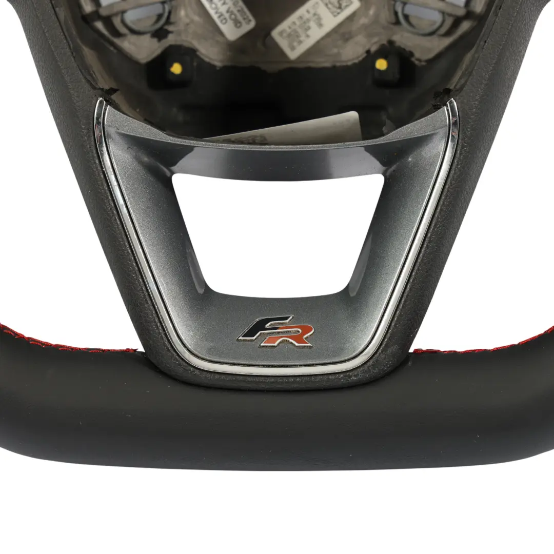Mk4 Leon Mk3 FR Volante NUEVO Cuero Fondo Plano para Seat Ibiza con número de pieza 5F0419091R Seat Ibiza Mk4 Leon Mk3 FR Volante NUEVO Cuero Fondo Plano - SKU 5F0419091R-1 - Número de pieza 5F0419091R