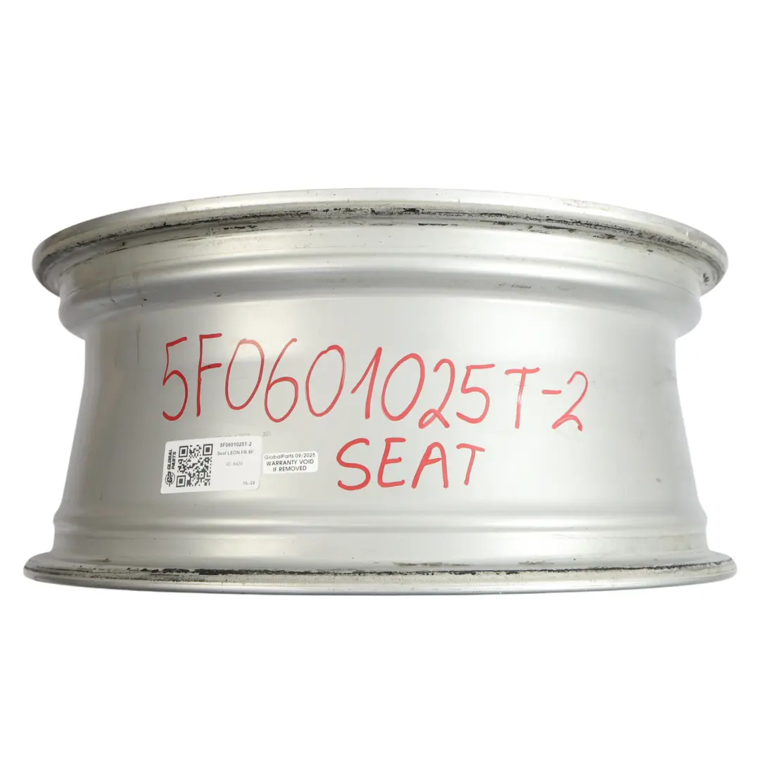 Seat Leon Mk3 5F Silver Wheel Alloy Rim 17" 7J ET:49 Star Spoke - SKU 5F0601025T-2 - Part number 5F0601025T