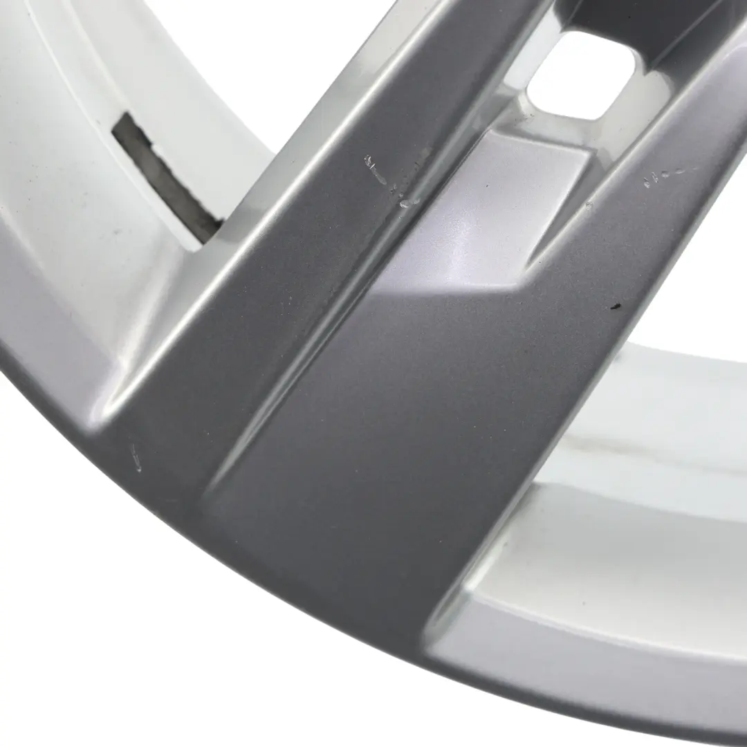 Seat Leon Mk3 5F Silver Wheel Alloy Rim 17" 7J ET:49 Star Spoke - SKU 5F0601025T-2 - Part number 5F0601025T