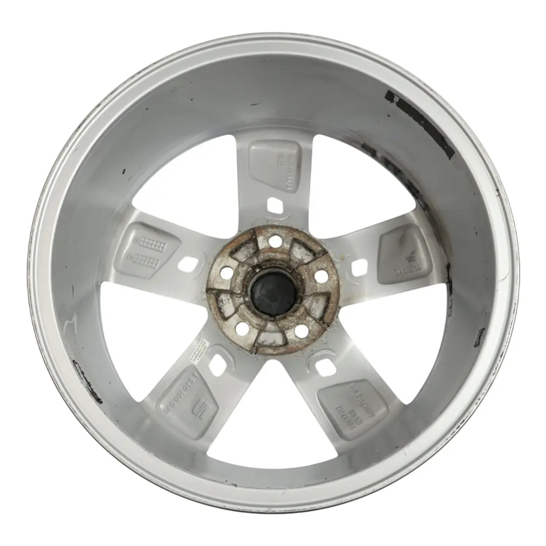 Seat Leon Mk3 5F Silver Wheel Alloy Rim 17" 7J ET:49 Star Spoke - SKU 5F0601025T-3 - Part number 5F0601025T