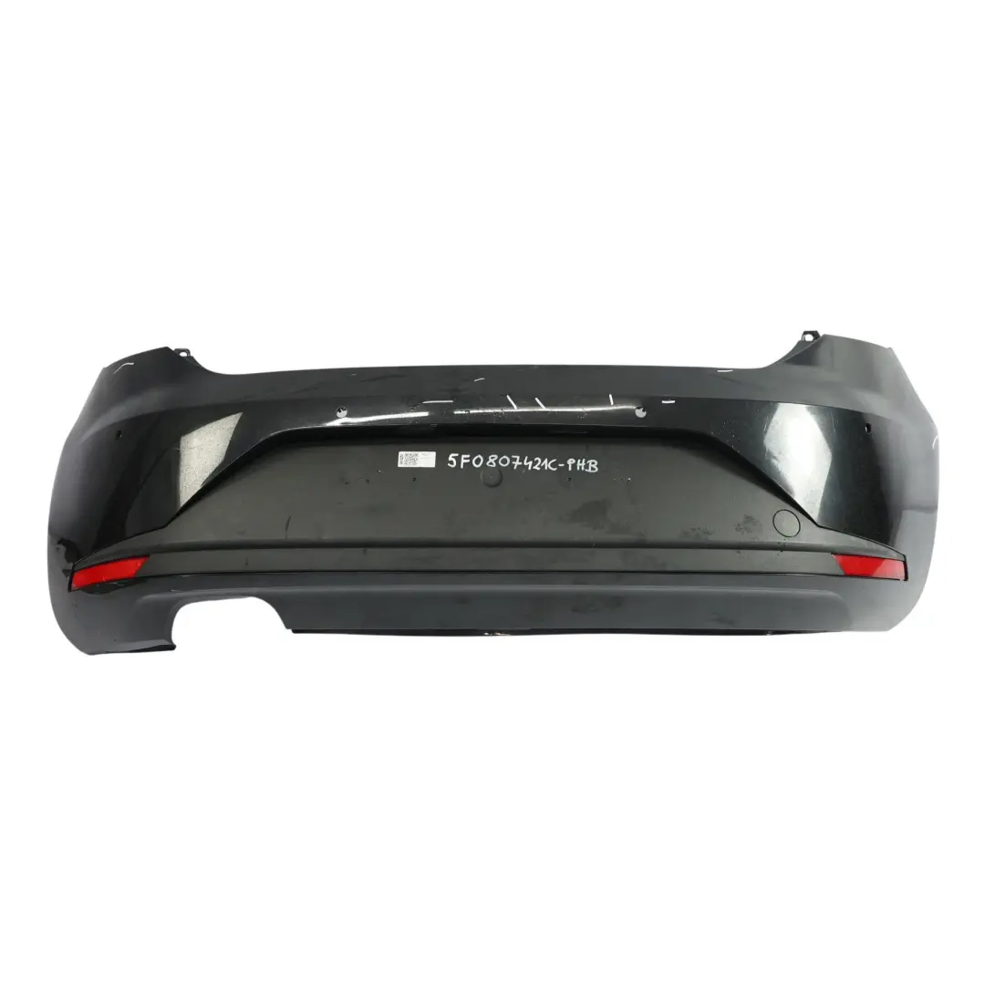 Seat Leon Mk3 Rear Bumper Panel Cover Trim Phantom Black - Z9Y - SKU 5F0807421C-PHB - Part number 5F0807421C