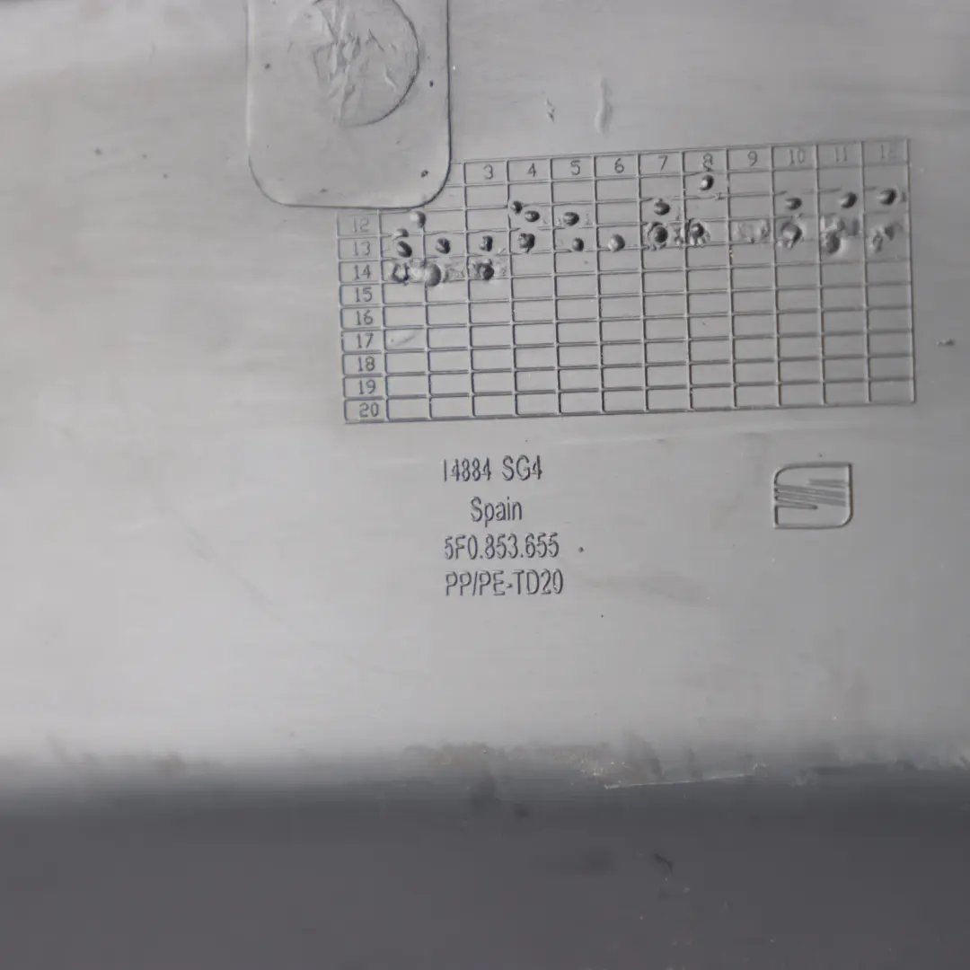 Mk3 5F Radiator Air Intake Channel Duct Upper Panel Cover A2125000255 to Seat Leon with Part number 5F0853655 Seat Leon Mk3 5F Radiator Air Intake Channel Duct Upper Panel Cover A2125000255 - SKU 5F0853655 - Part number 5F0853655