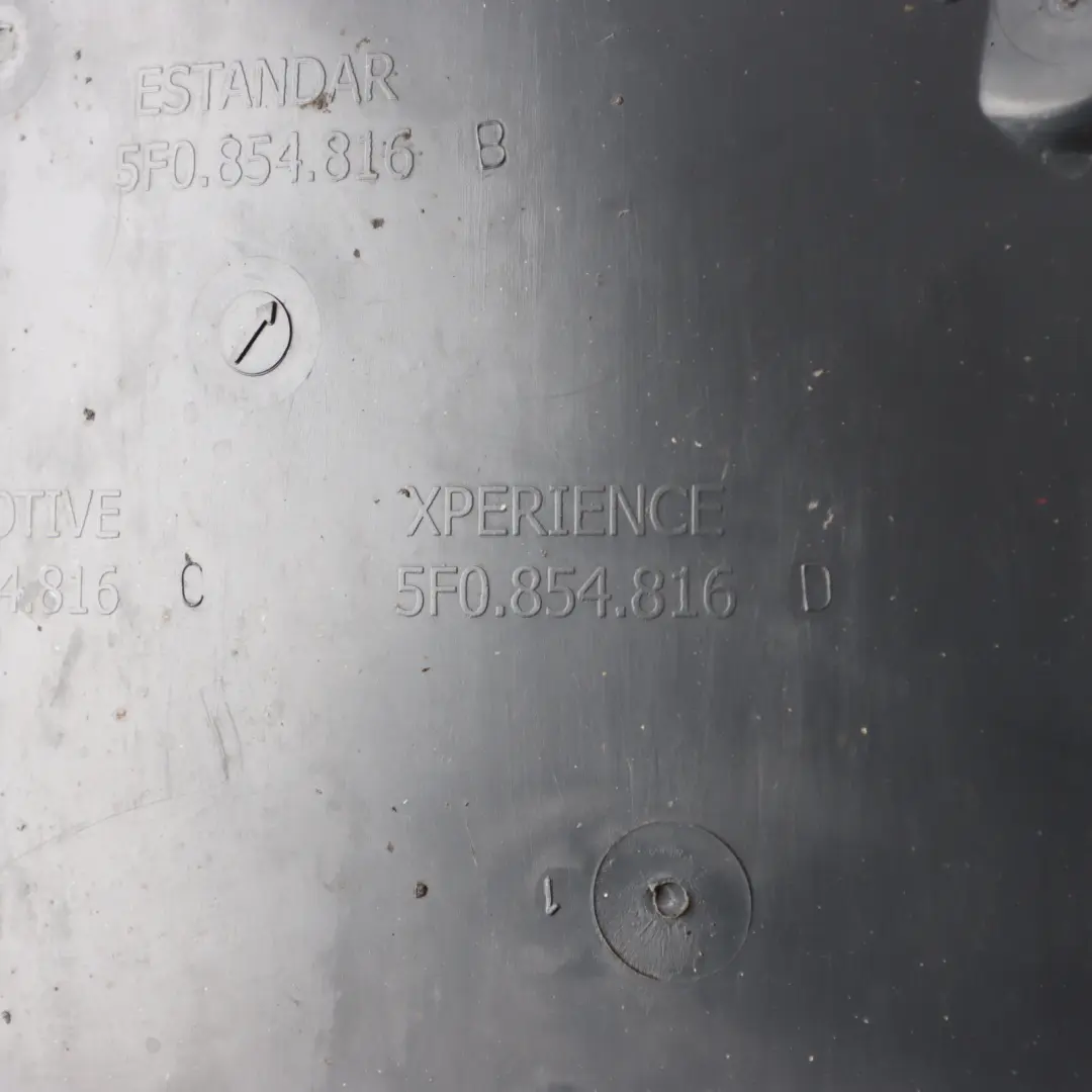 5F Wheel Arch Cover Housing Panel Trim Front Right O/S to Seat Leon with Part number 5F0854816D Seat Leon 5F Wheel Arch Cover Housing Panel Trim Front Right O/S - SKU 5F0854816B - Part number 5F0854816D