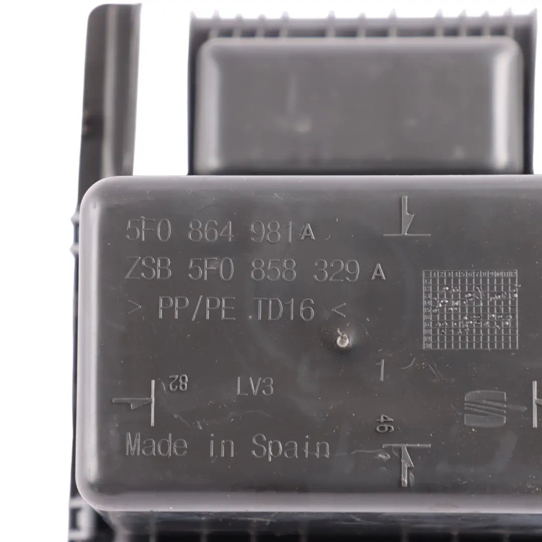 Seat Leon Mk3 5F Centre Console Storage Compartment Insert Trim Cover - SKU 5F0858329A - Part number 5F0858329A